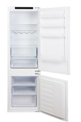 Open white refrigerator