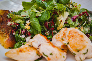 Salat Hähnchen