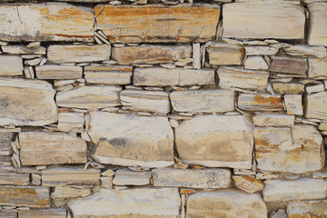 Background, masonry, old wall, irregular rectangular blocks.