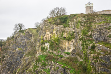 Clifton Observatory on the St Vincent's Rocks in Bristol, England