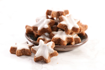 gingerbread cookie star shape- christmas cookie