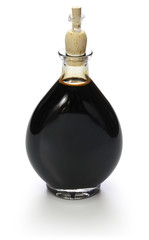 balsamic vinegar isolated on white background