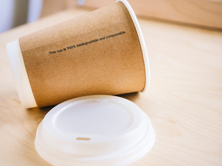 Biodegradable cup Paper coffee cup Recycle Disposable compostable