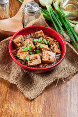 Mapo Tofu - sichuan spicy dish