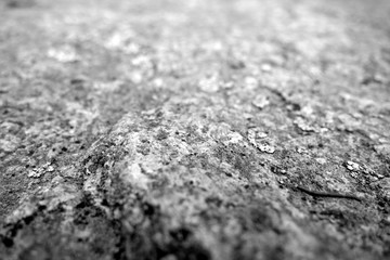 Marble stone background with blur effect in black and white.