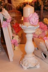 wedding candle stand table decorations