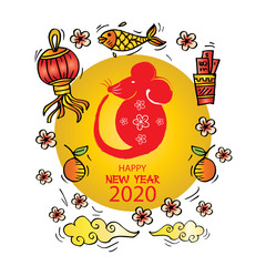 2020 New Year greeting card 