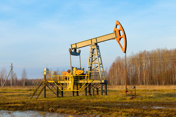 Oil pumps. Oil industry equipment.