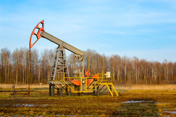 Oil pumps. Oil industry equipment.