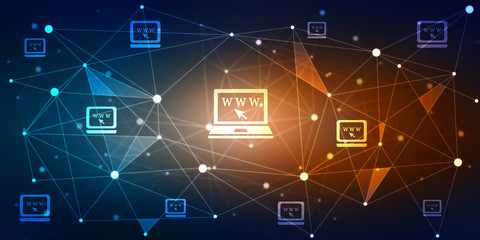 Digital Abstract technology background,2d illustration