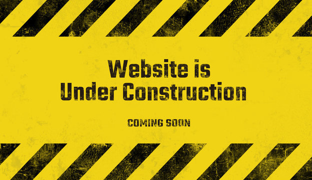 Website is under construction background