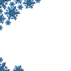 New Year's card white background.