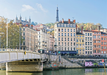 Quai de Saône à Lyon