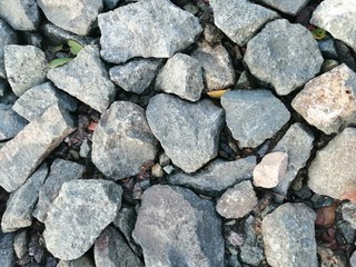 old stone wall of stones