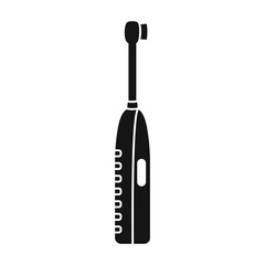 Tooth brush vector icon.Black vector icon isolated on white background tooth brush .