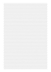 Calligraphy blank training sheet. Page with rulers for handwriting practice.
