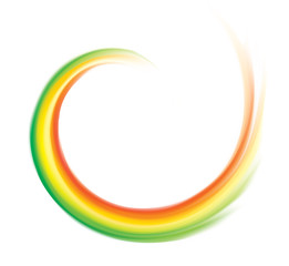 Vector backdrop of spiral rainbow spectrum