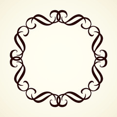 Vignette. Vector drawing