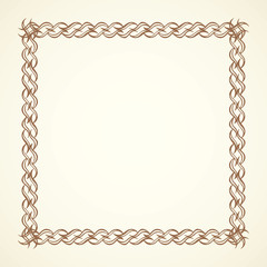 Vignette. Vector drawing