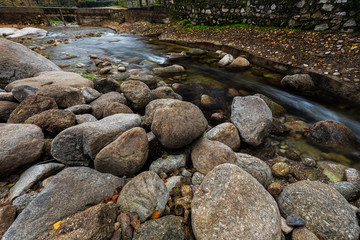 Garganta San Gregorio. Landscape near Aldeanueva de la Vera, Caceres. Extremadura. Spain.