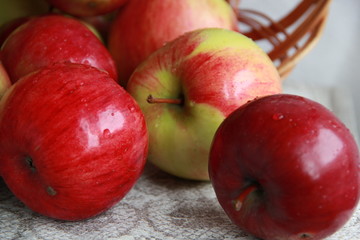 Fototapeta na wymiar An apple a day keeps the doctor away