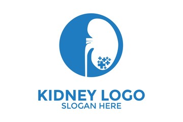 Kidney logo designs concept, Health Kidney logo vector template