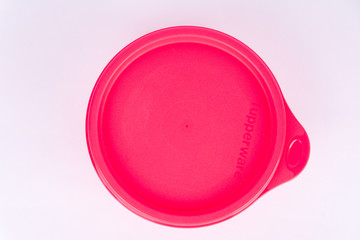Stanly, Alexandria/Egypt - Nov 5, 2019: Tupperware bowls- Tupperware products is an American brand specializing in plastic products. - Image