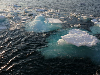 Iceformations in the Greenland Sea