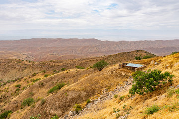 Fototapeta na wymiar Qurghonteppa Bokhtar Landscape 47