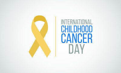 Vector illustration on the theme of International Childhood Cancer Day on February 15th.