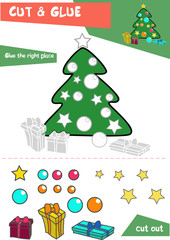 Cut and glue - Christmas tree