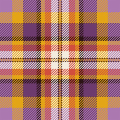 Tartan scotland seamless plaid pattern vector. Retro background fabric. Vintage check color square geometric texture.