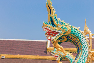 golden dragon on the roof