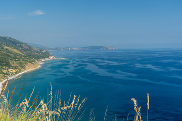 Coast at Baia Tirrena, Salerno, Italy