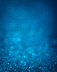 Fototapeta na wymiar Happy holidays background with snowflakes.