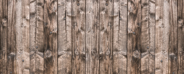 Bannière vieux mur de bois 