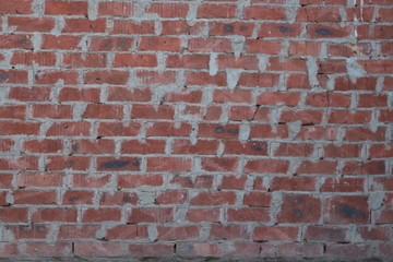 red brick wall background