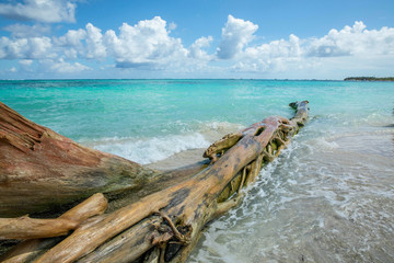 Fototapeta premium Aerial view of Punta Cana 