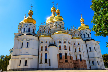 Dormition Cathedral of the Kiev Pechersk Lavra (Kiev Monastery of the Caves) in Ukraine