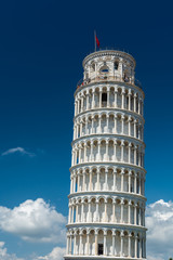 The leaning Tower of Pisa