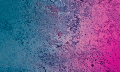 Background bicolor blue and rose  grunge effect