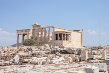 Obraz premium Walking through the Acropolis of Athens