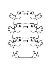 3 kleine kröten design