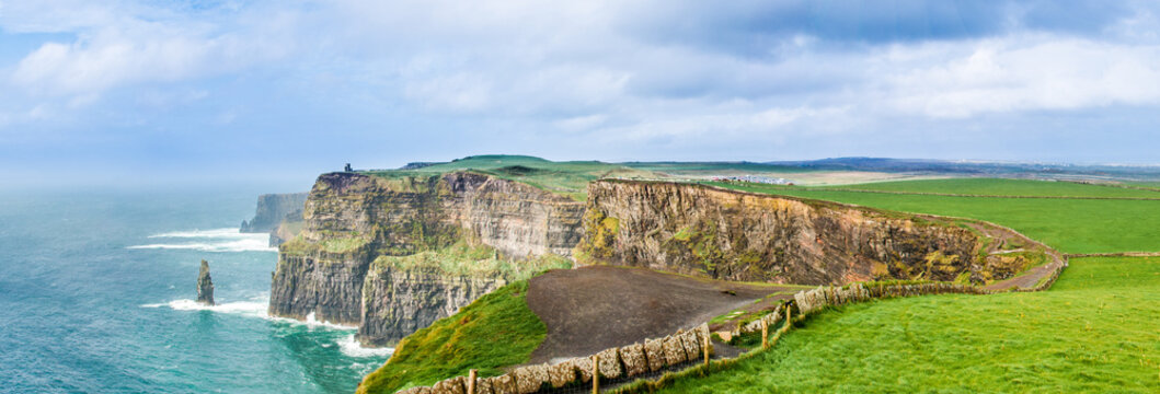 Cliffs of Moher panorama ireland