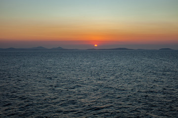 Sunset on Naxos Island, Greek Islands