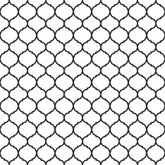 Seamless pattern geometric.Black and white background.Design for background