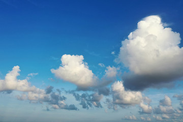 blue sky with cloud