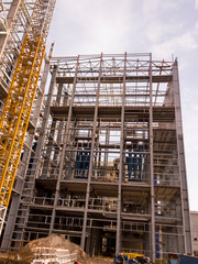 The construction of an enrichment factory. Mining and processing plant. Sylvinite mining. Petrikov District, Republic of Belarus.