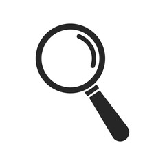 Search icon vector. Magnifying glass icon - obrazy, fototapety, plakaty