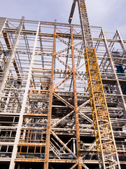 The construction of an enrichment factory. Mining and processing plant. Sylvinite mining. Petrikov District, Republic of Belarus.